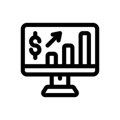 online marketing line icon