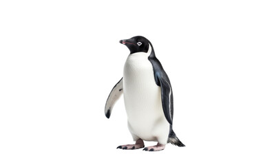 Adelie Antarctica Natives Penguin Isolated on a Transparent Background PNG