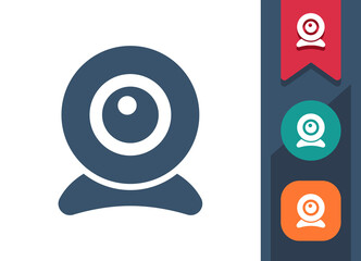 Obraz premium Webcam Icon. Camera