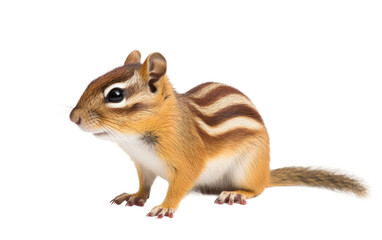 Chipmunks Energetic Forest Foragers Isolated on a Transparent Background PNG