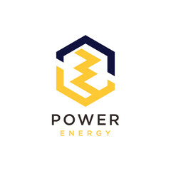 Power design element icon with creative modern concept