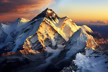 Lichtdoorlatende rolgordijnen Mount Everest Mount Everest
