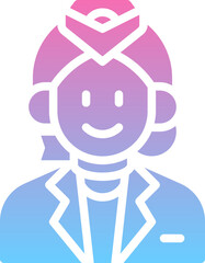 Flight Attendant Icon