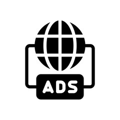 ads glyph icon