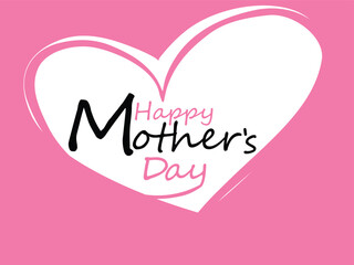 Fototapeta na wymiar Happy Mother's Day. banner, Greeting card, poster