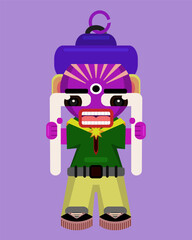 cry flat illustration