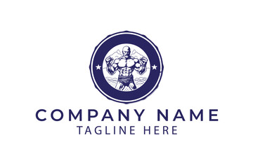 Body building logo, fitness logo, health care logo,  healthy life logo