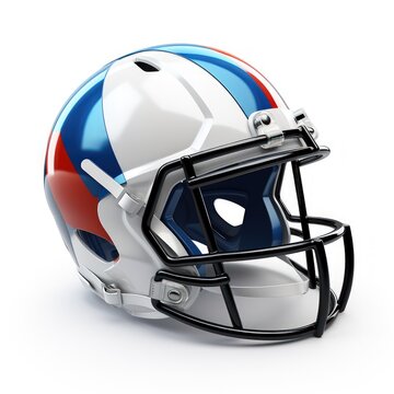  American football helmet isolated in white background