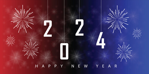 Happy New Year Background Design. Greeting Card, Poster, Banner