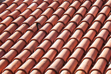 red roof tiles