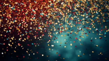 Colorful confetti background texture.
