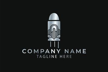 Rocket vector,  Rocket flying, Rocket launching logo
