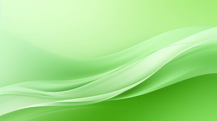 Obraz premium Light green curves mixed with white are pleasing to the eye.