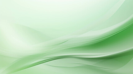 Obraz premium Light green curves mixed with white are pleasing to the eye.