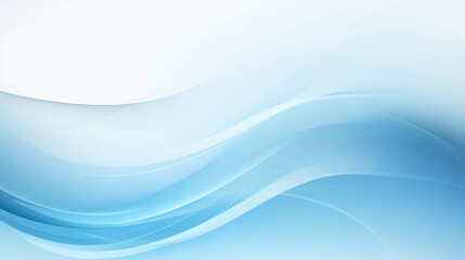 Obraz premium Light blue curves mixed with white look pleasing to the eye.