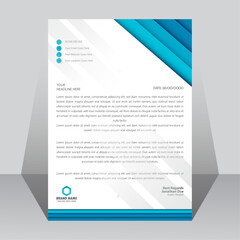 Business letterhead design template.