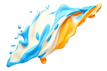Abstract splash colorful paint
