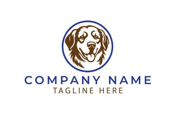 Dog face,  Dog care logo