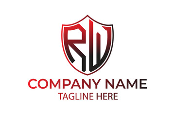 RW, RW lettermark, RW wordmark, RW monogram logo