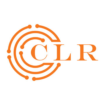 CLR letter design. CLR letter technology logo design on white background. CLR Monogram logo design for entrepreneur and business 