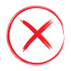 Obraz premium Check And Wrong Mark