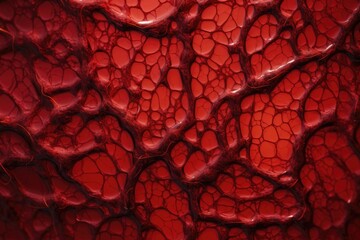 Close Up View of Red Plant