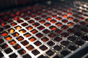 Fototapeta premium Close Up of Grill Grate