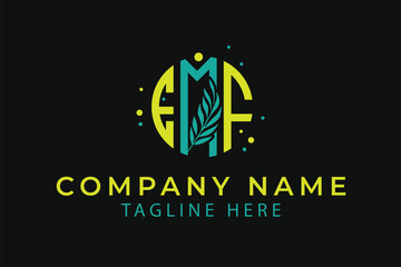 EMF, EMF lettermark logo, EMF wordmark logo, EMF monogram logo