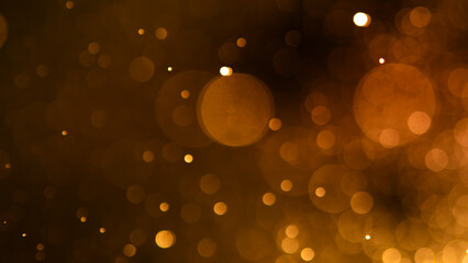 Abstract Yellow bokeh defocus Background.