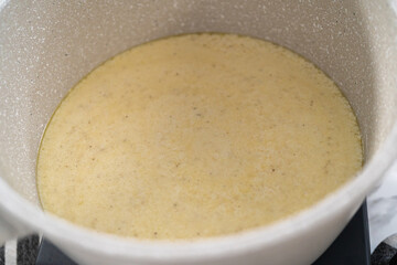 Macaroni and cheese with broccoli