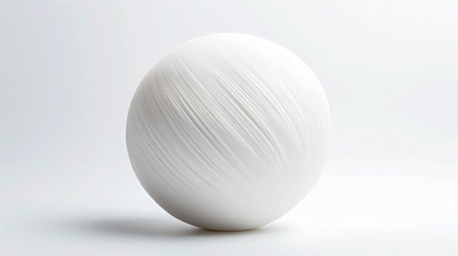 White Abstract Wallpaper Background Backdrop Template Round Ball Smooth Ivory Coconut Cream Creamy Silky Lines Plain Solid Color Beautiful Shades Gradient Shadow Light 3D Illustration Collection 16:9