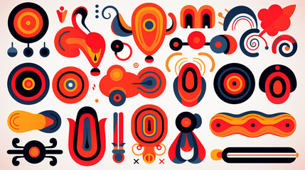 Graphic Elements Set: Abstract Vector Illustration for Creative Design