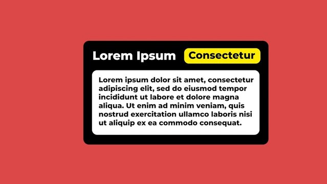 Animated Clean Pop Up Title Text