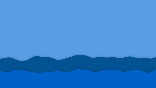 Animated Ocean waves Background (Loopable)
