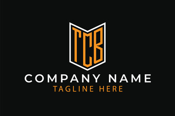 Fototapeta na wymiar TCB, TCB lettermark, TCB wordmark, TCB lettermark logo,