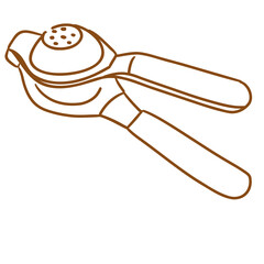 kitchenware_doodle_handdrawing_back lime squeezer
