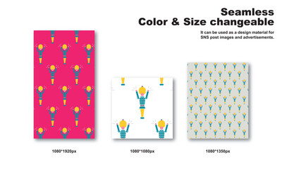 おもちゃの兵隊をモチーフにした背景パターン、シームレス、グラフィック素材