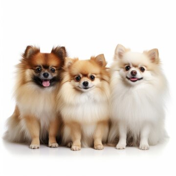 Three Amigos: A Trio of Adorable Canines Standing Together