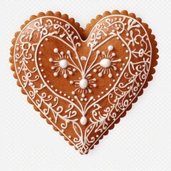 Obraz premium Gingerbread isolated on a white background. Christmas cookies.
