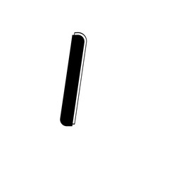 Icon of Divide. Slash  Division