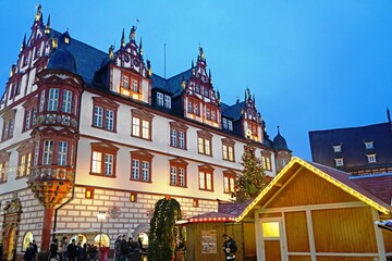 Stadthaus Coburg zur Weihnachtszeit