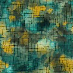 Seamless pattern with python skin effect green