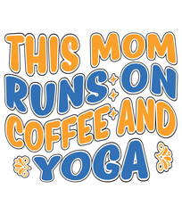 Retro Funny yoga Craft Design. T-shirt Design. Illustration