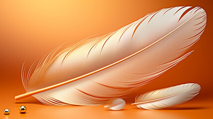 illustration of feather HD 8K wallpaper Stock Photographic Image 