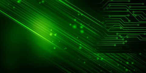 Obraz premium 2d illustration Abstract futuristic electronic circuit technology background 