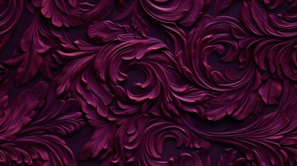 Abstract Fractal Pattern: Seamless Tileable Texture with Striped Curves and Flowing Wave, in Purple and Pink Colors, for Backgrounds and Decoration