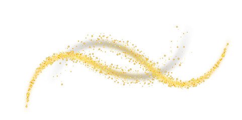 Abstract doted Golden shiny glitter background. Luxury sparkling confetti. Celebration falling doted gold glitter.	