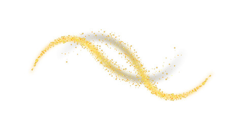 Abstract doted Golden shiny glitter background. Luxury sparkling confetti. Celebration falling doted gold glitter.	
