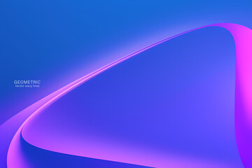 Obraz premium Purple Blue Background, Abstract geometric background with liquid shapes. Vector illustration.