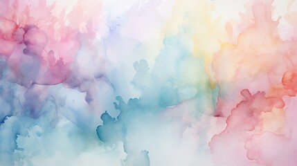 Generative AI image of a watercolor background
